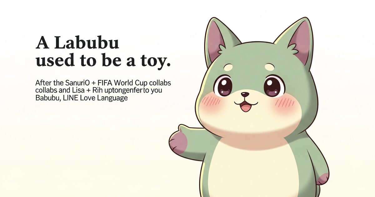 לתת Labubu זה אומר משהו שונה ב-2026
